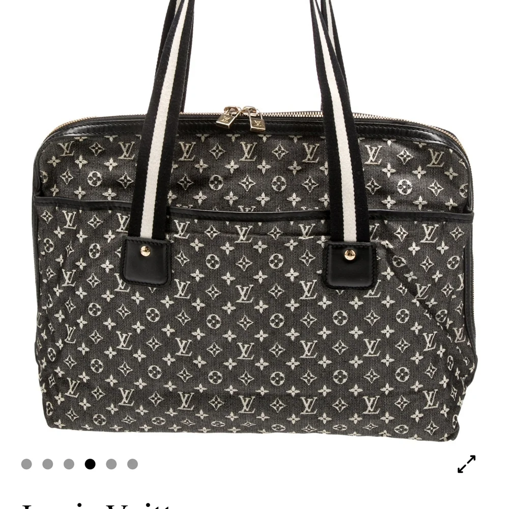 Louis Vuitton Gray and Black Laptop Bag with Monogram Design - Picture 4 of 5